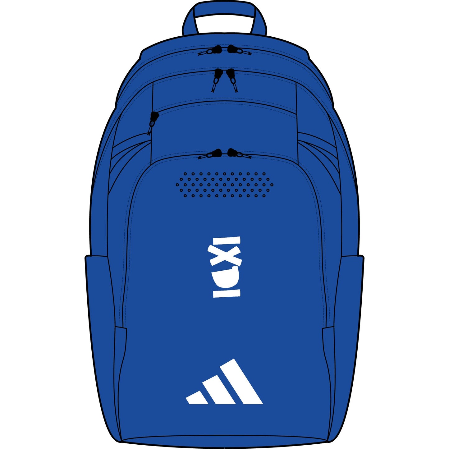 adidas ❤ IXDI Embroidered Defender 5 Backpack
