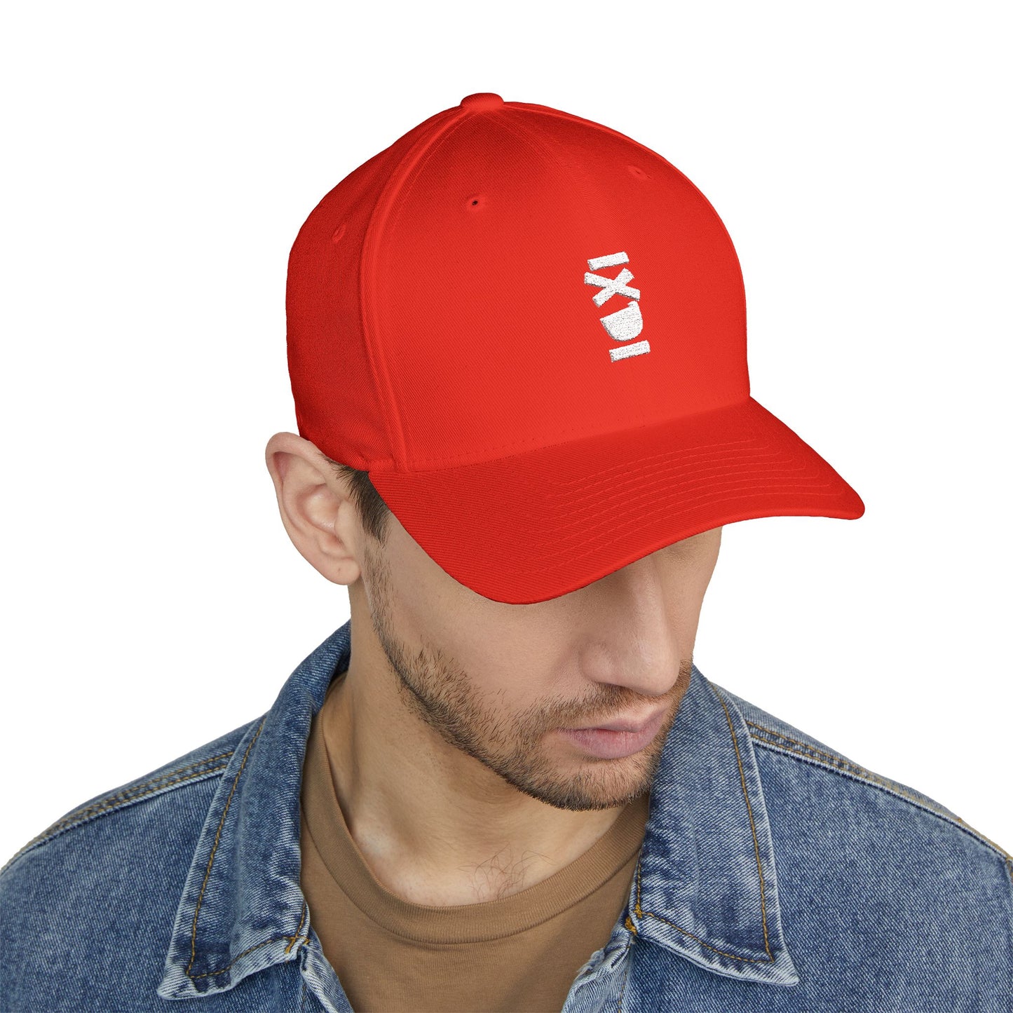 Embroidered Vertical IXDI Baseball Cap — Minimal Streetwear Hat