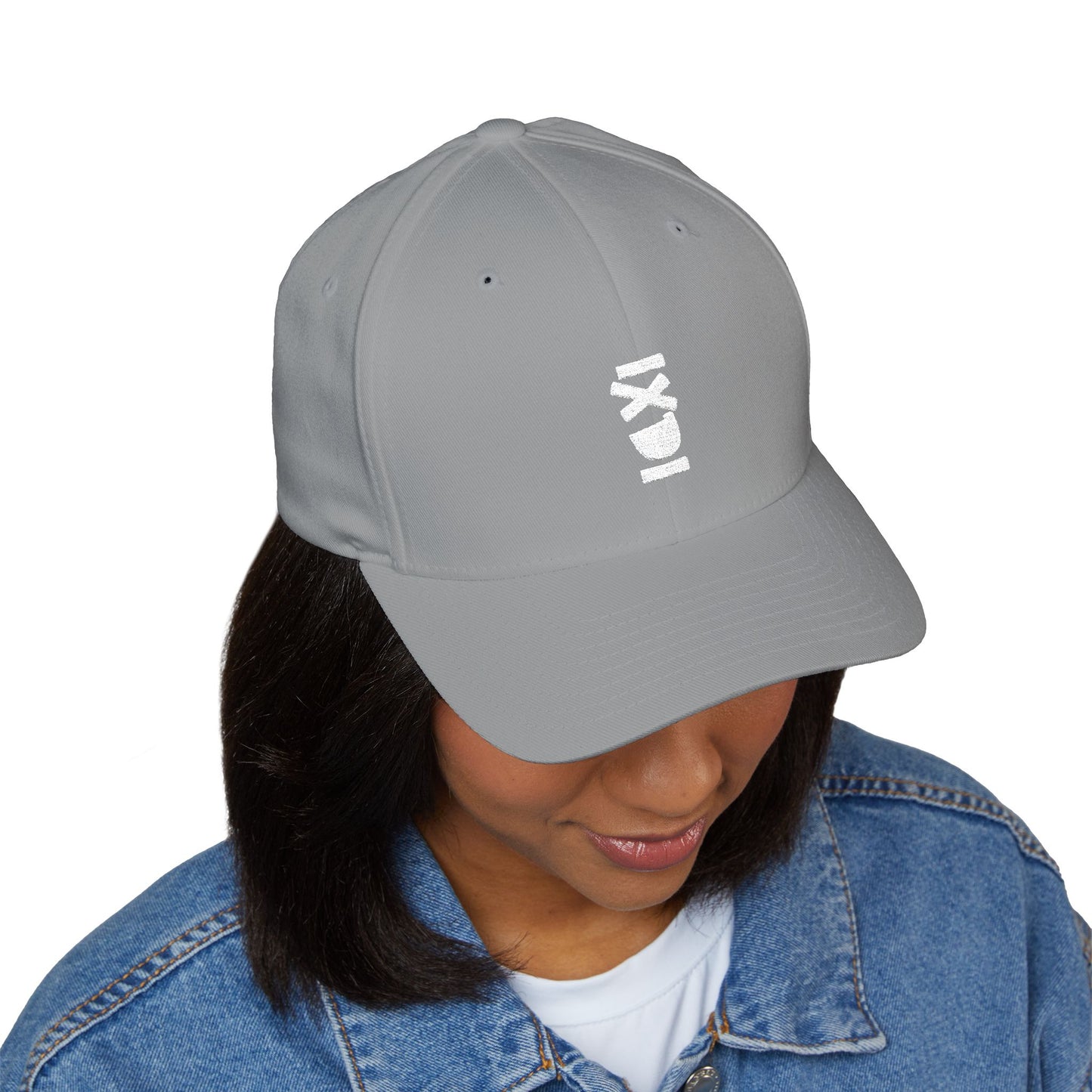Embroidered Vertical IXDI Baseball Cap — Minimal Streetwear Hat