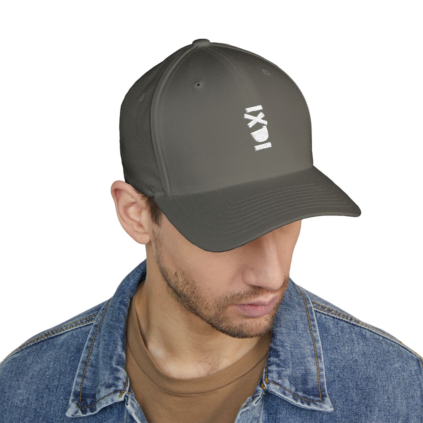Embroidered Vertical IXDI Baseball Cap — Minimal Streetwear Hat