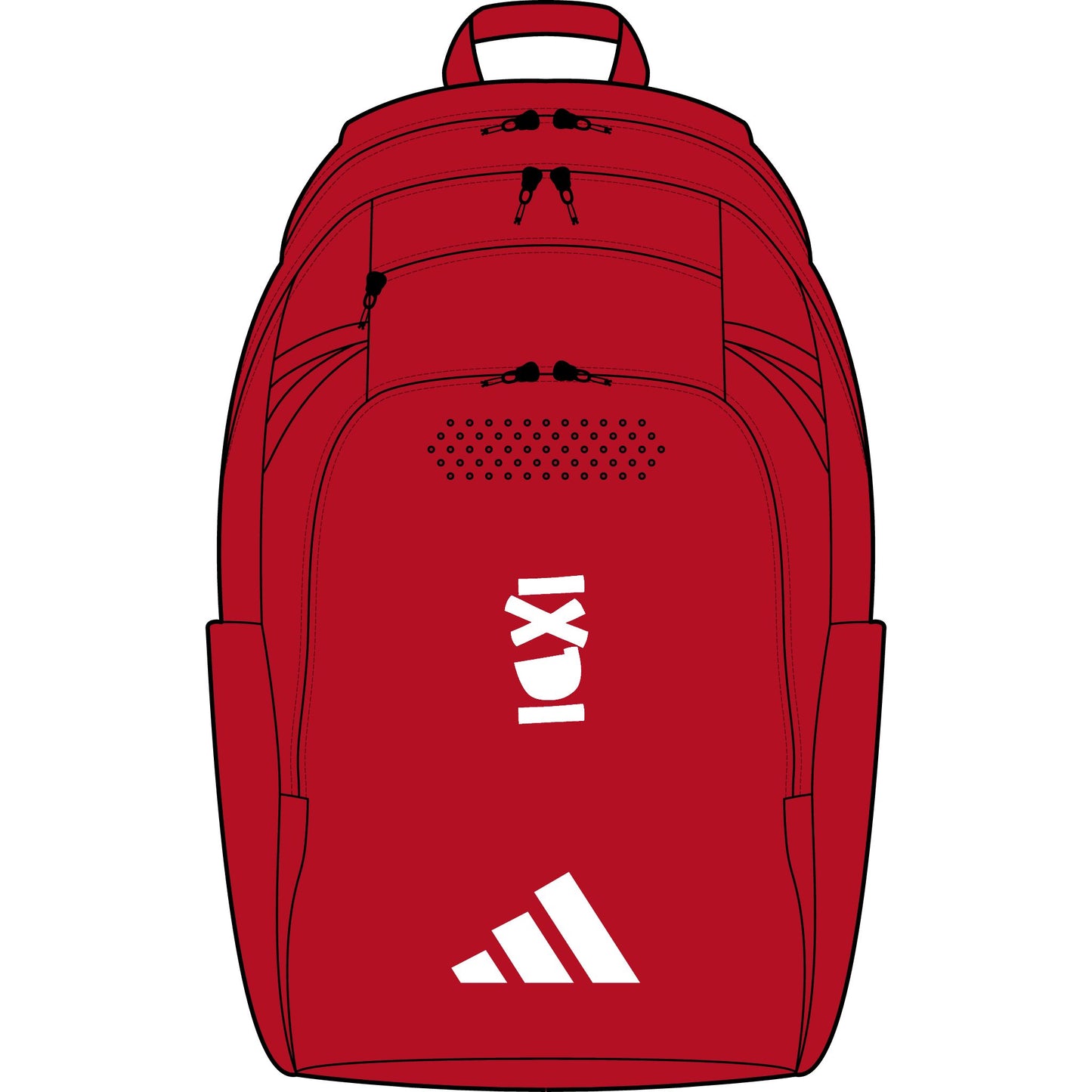 adidas ❤ IXDI Embroidered Defender 5 Backpack