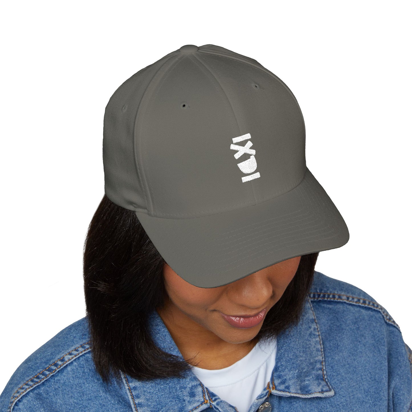 Embroidered Vertical IXDI Baseball Cap — Minimal Streetwear Hat
