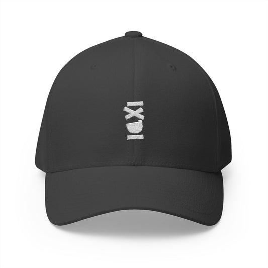 Embroidered Vertical IXDI Baseball Cap — Minimal Streetwear Hat