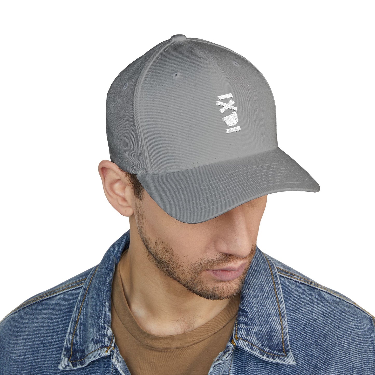 Embroidered Vertical IXDI Baseball Cap — Minimal Streetwear Hat