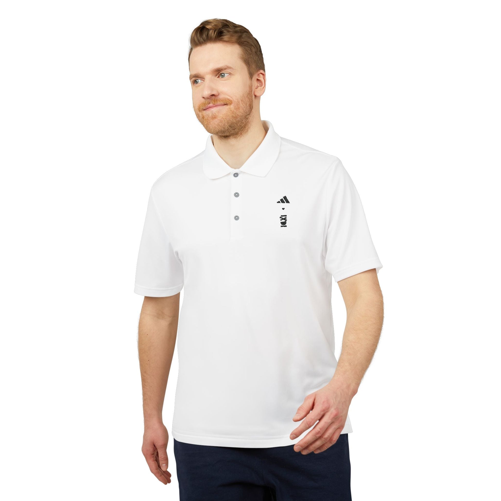 adidas ❤ IXDI Preppy Monochrome Polo - IXDI
