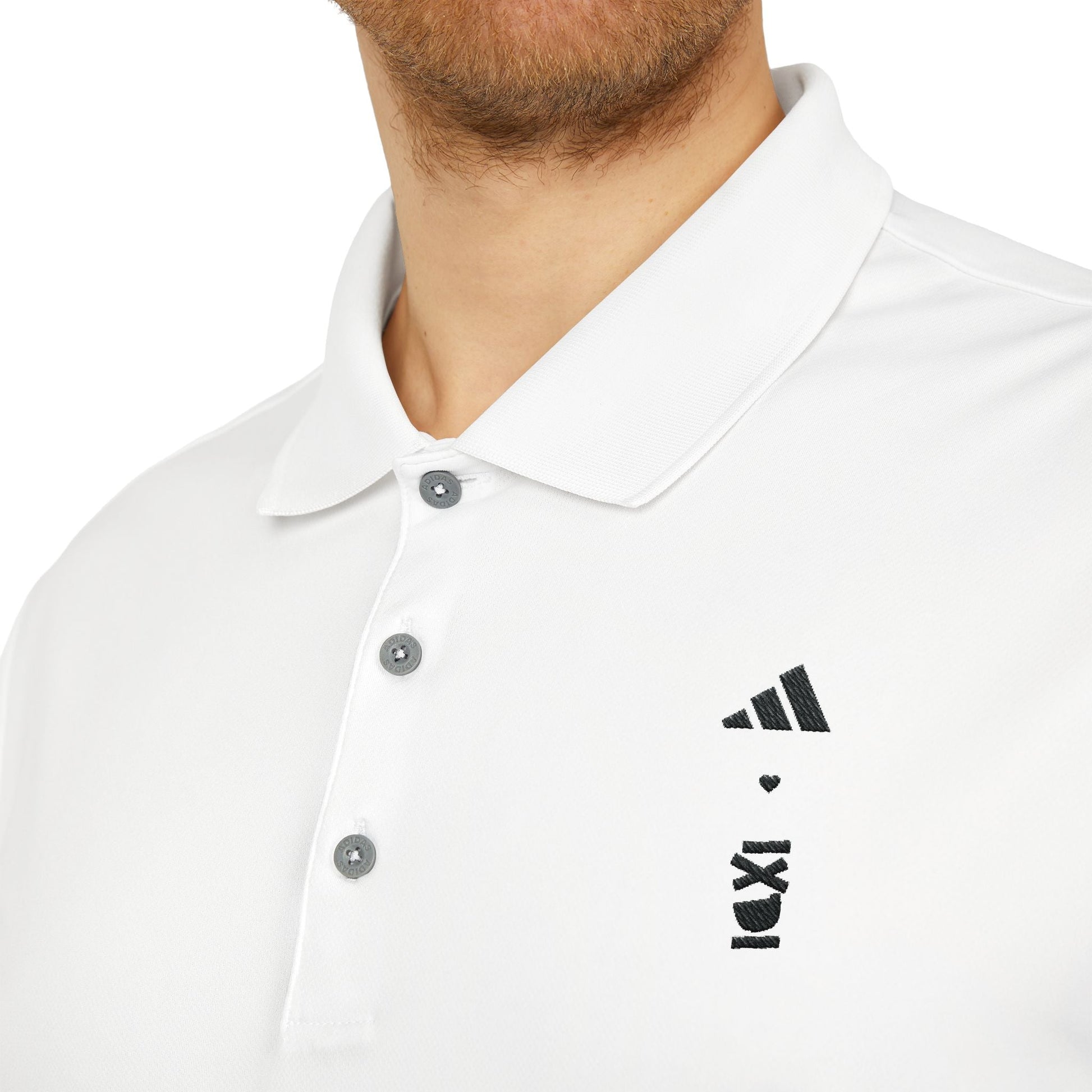 adidas ❤ IXDI Preppy Monochrome Polo - IXDI
