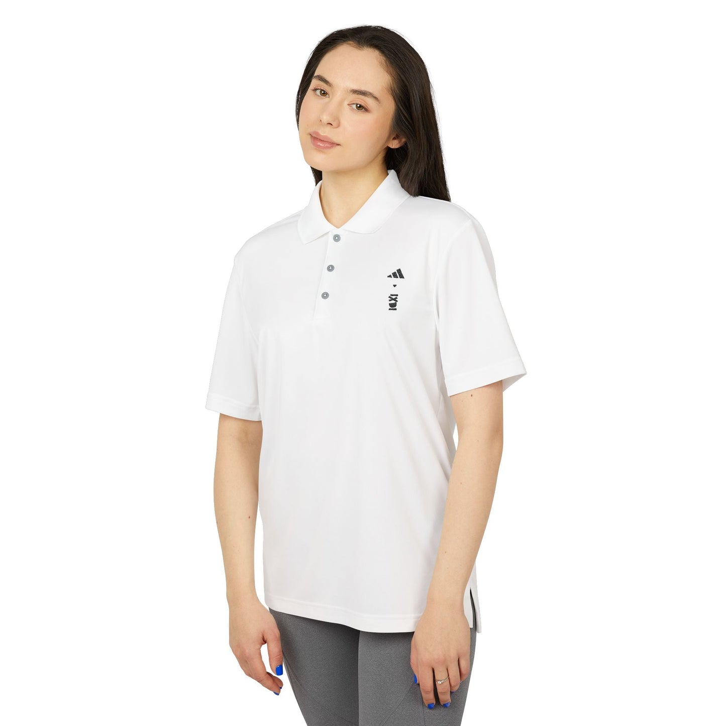 adidas ❤ IXDI Preppy Monochrome Polo - IXDI