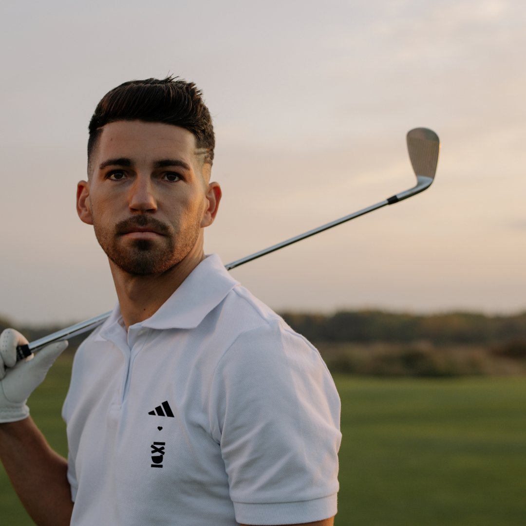 adidas ❤ IXDI Preppy Monochrome Polo - IXDI