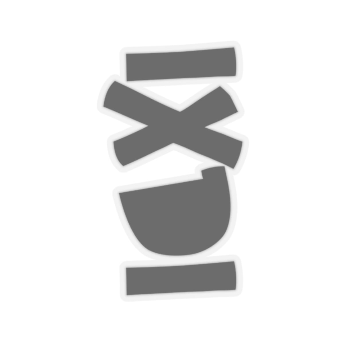 IXDI Black Kiss - Cut Sticker - IXDI